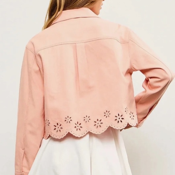 50. **NWT** Mustard Seed Lightweight Denim Jacker - Picture 2 of 2